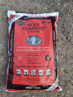 30L Peat Free Wool Compost for potting  *LONDON, SOUTH EAST ENGLAND ONLY* (Woodlarks Delivery)