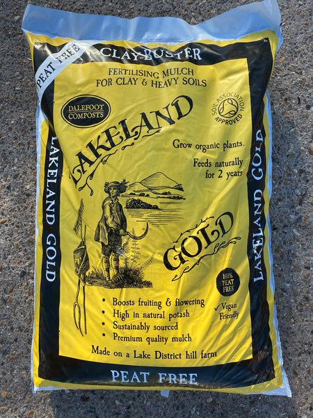 Peat Free, Lakeland Gold, Mulch & Soil Improver 30L  *LONDON, SOUTH EAST ENGLAND ONLY* (Woodlarks Delivery)