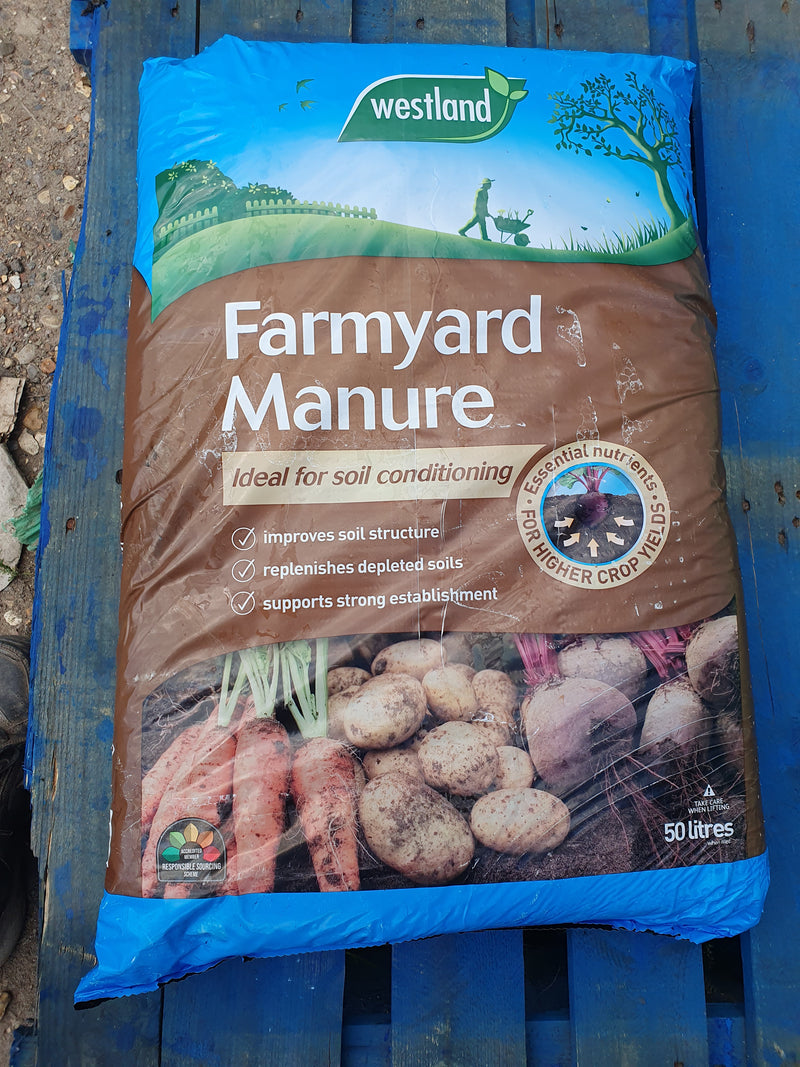 50L Bag of Farmyard Manure  *LONDON, SOUTH EAST ENGLAND ONLY* (Woodlarks Delivery)