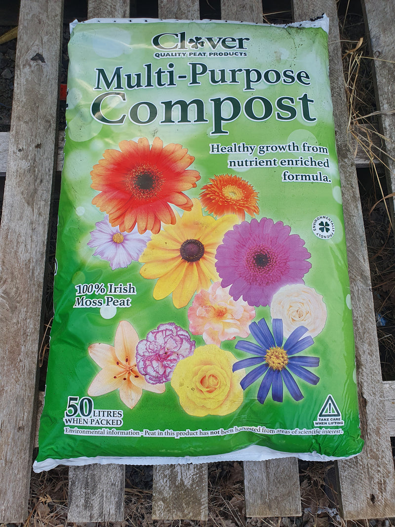 40L Clover Horticulture Multi-Purpose compost  PEAT BASED (Woodlarks Delivery)