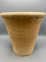 Elegant Striped Long Tom Terracotta Pot Empty *LOCAL DELIVERY ONLY*
