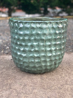 Extravagant Green Glazed Bobble Pots *LOCAL DELIVERY ONLY*